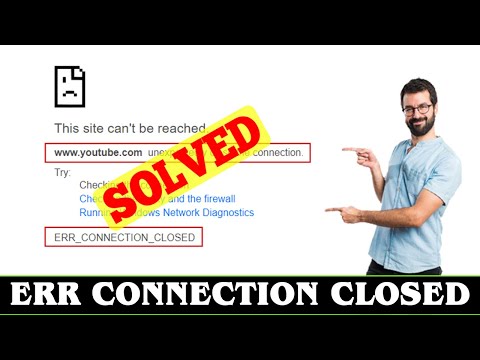 Solución rápida al error ERR_CONNECTION_CLOSED Solución rápida al error ERR_CONNECTION_CLOSED