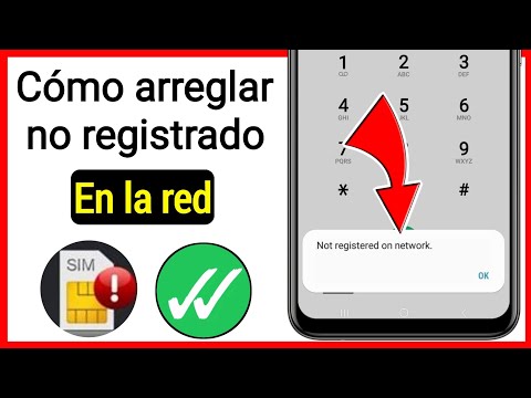 No registrado en la red en el celular: Solución rápida y fácil. No registrado en la red en el celular: Solución rápida y fácil.