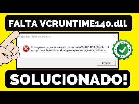 Solución al Error Falta vcruntime140.dll en Windows Solución al Error Falta vcruntime140.dll en Windows