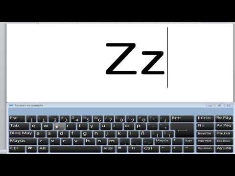 Aprende a poner la letra a minúscula (a) con el teclado Aprende a poner la letra a minúscula (a) con el teclado